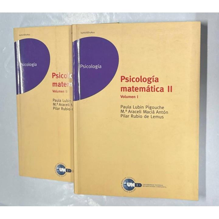 Psicología matemática II. Volumen I y II.
